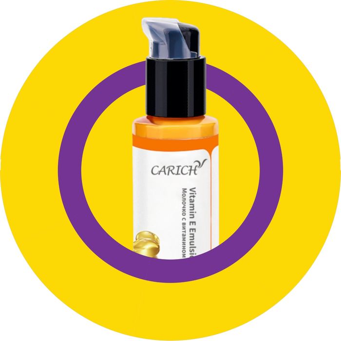 Carich Vitamin E Emulsion — yuz va tana suti