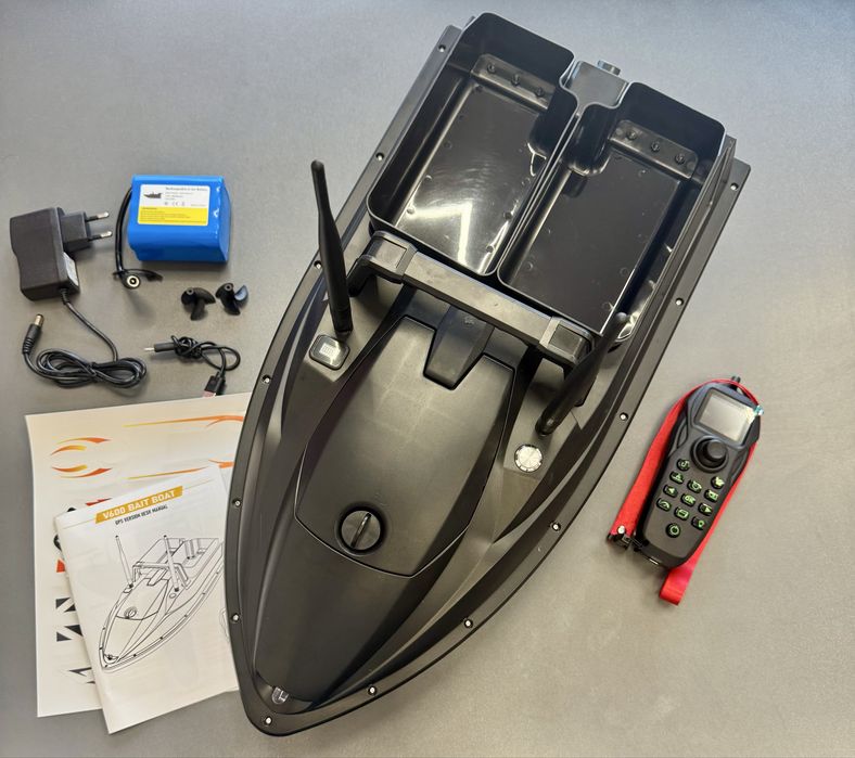 Flytec V600 GPS – Лодка за захранка, 3 кг, 500 м, 18000 mAh