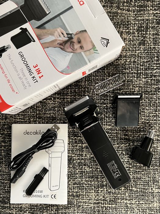 Тример (комплект) 3 в 1 за брада, коса и нос DECAKILA