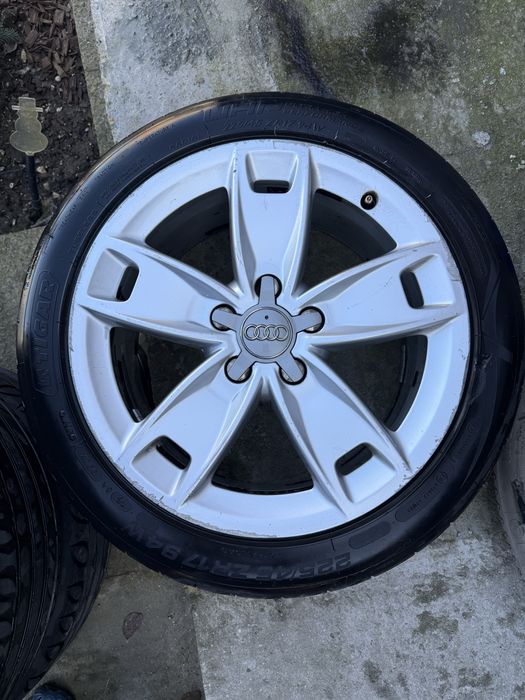 Jante 5x112 cu anvelope 225 45 R17 vara
