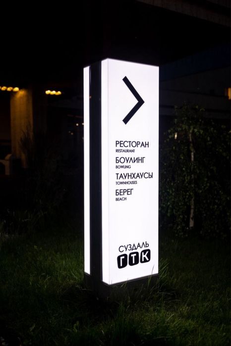 Вывеска, интерьерная реклама