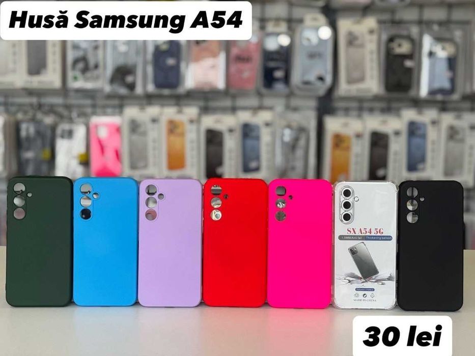 Husa silicon, folie, cablu, incarcator  Samsung A54