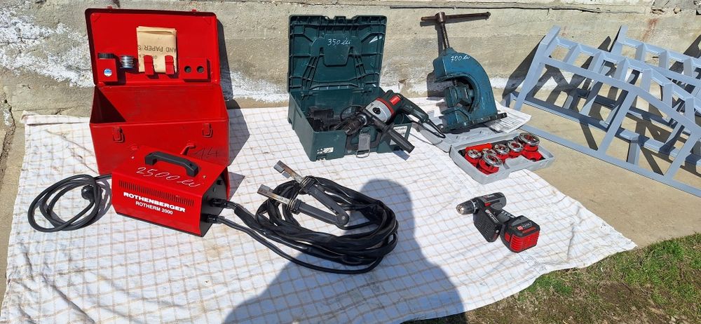 Aparat inductie rothenberger, rampe auto 150×33×30, menghina țeavă