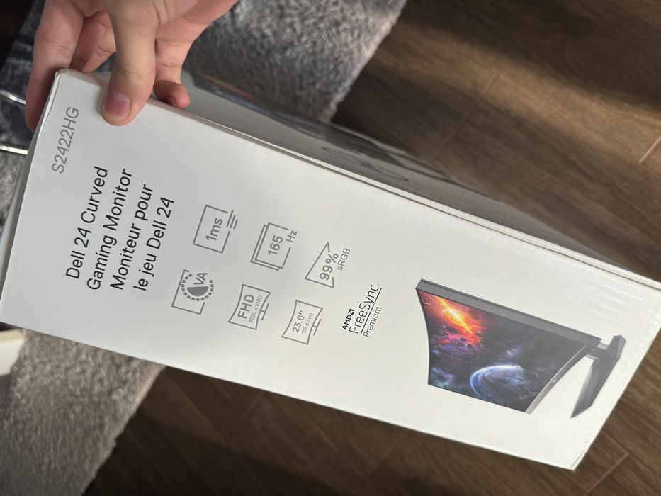 Monitor Gaming Curbat 165Hz, 24 inch,Nou,  Dell, OFERTA