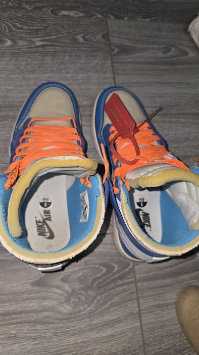 Jordan 1 Off-White UNC Albastru