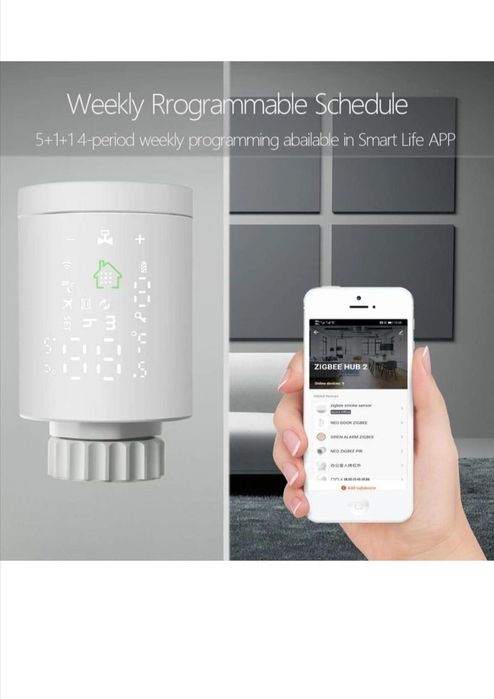Termostat calorifer Avstar, Wifi, Tuya,

Zigbee (trv)