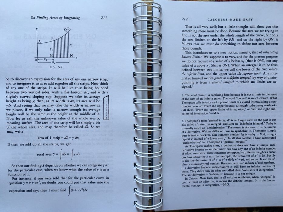 Книга на английском. Математика (Calculus made easy)