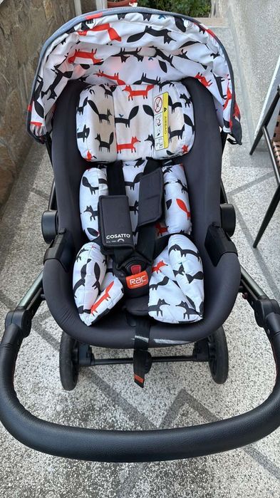 Комбинирана бебешка количка с лисица 3в1 Cosatto