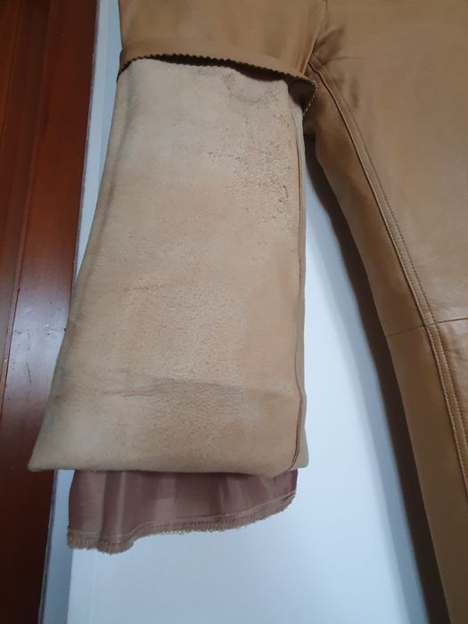 Брюки из натуральной кожи