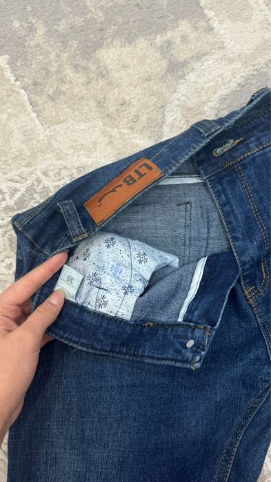 Детские джинсы синие