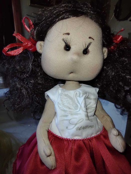 Papusa tip waldorf textila