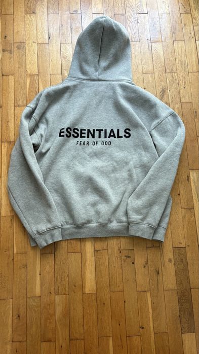 Essentials dark oatmeal hoodie