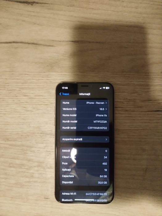 Vand Iphone XS 64 GB