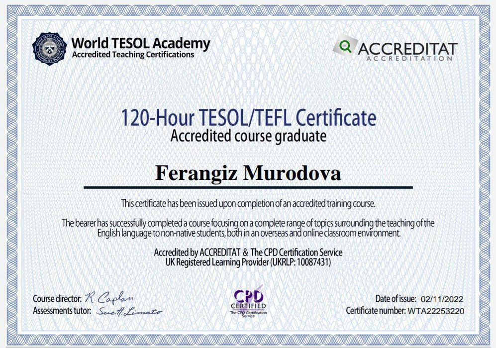 IELTS/CEFR intensive 2 oylik INDIVIDUAL darslar