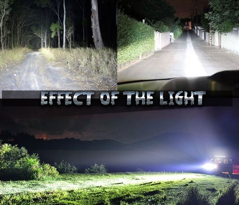 Led bar CURBAT 7 D, Proiector auto, bara led, Spot si Flood, 12-24