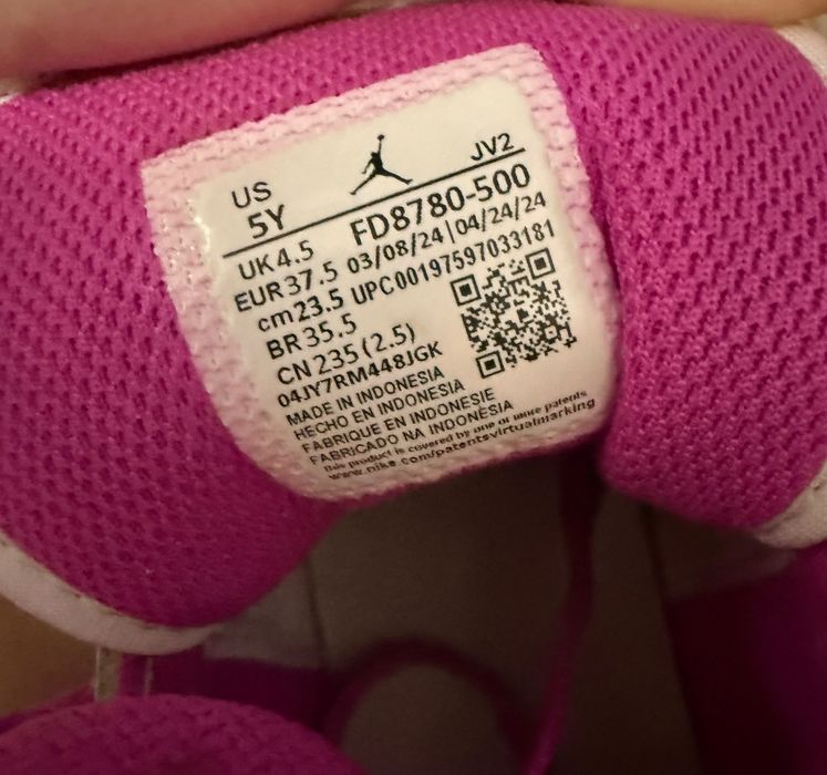 Jordan nr 37,5! Interior 23,5!