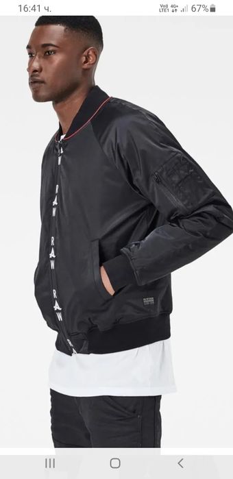 G - Star Afrojack Mens Bomber Size M ОРИГИНАЛ! Мъжко  Яке !