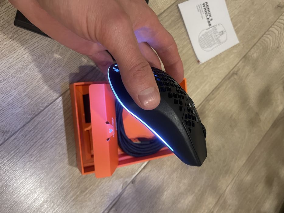 Mouse Gaming STEELSERIES Aerox 3 Wireless Edition Onix Nefolosit