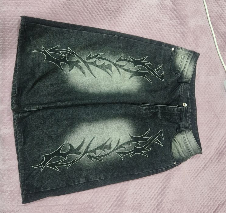 Джинсовые шорты в стиле Y2K