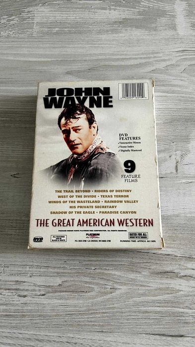 Colecție John Wayne – The Great American Western (2 DVD-uri, 9 filme)