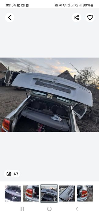 Vând  haion fără rugina + luneta impecabil opel astra g în 2 usi