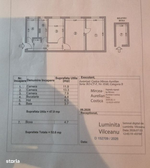 3 Camere | Salvare | Semidecomandat