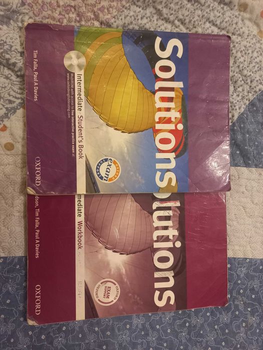 Solutions ,солюшнс workbook и students book