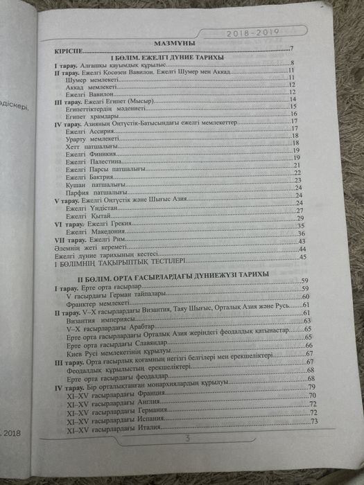 ШЫН всемирная история