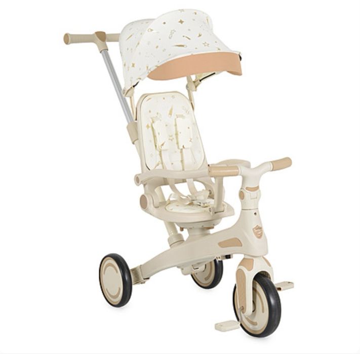 Триколка 4в1 бежов цвят