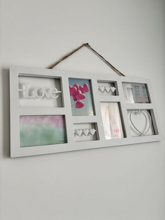 Vand tablou 4 rame foto 60/28 cm
