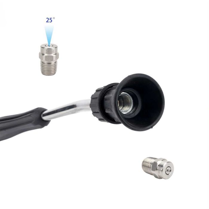 Set pistol lance spumare metalica si lance spalare