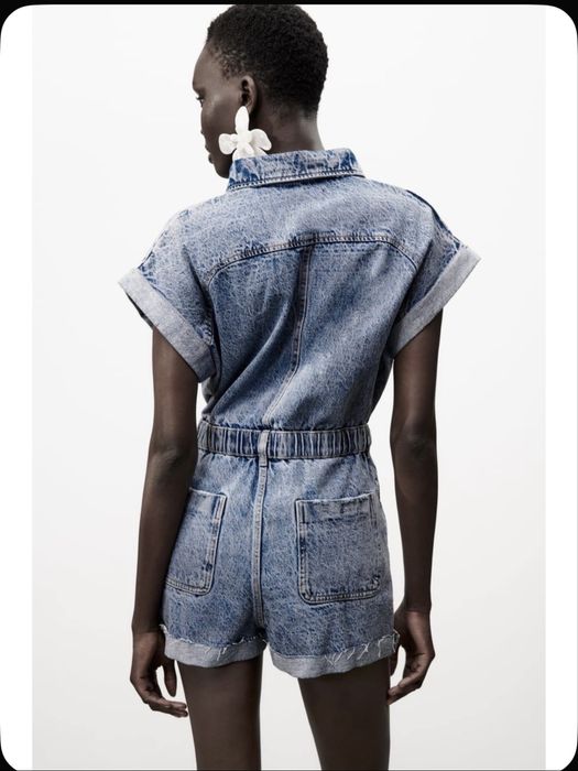 Джинсовый Комбинезон Zara
