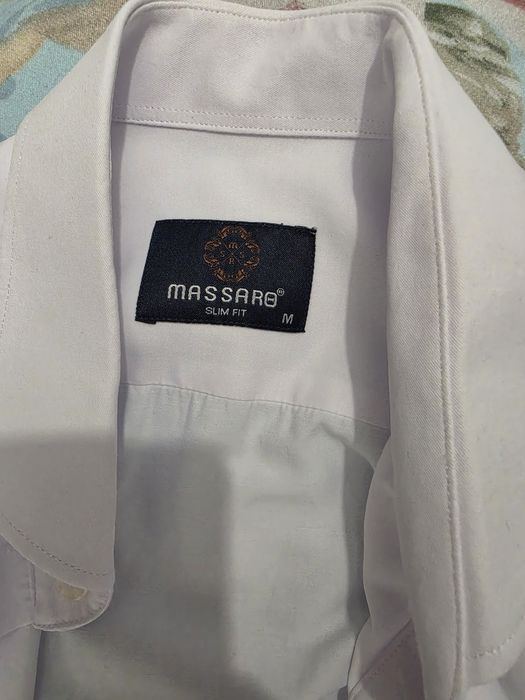 Cămașă albă elegantă cu butoni