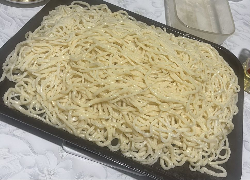 Тесто для лагмана ручной