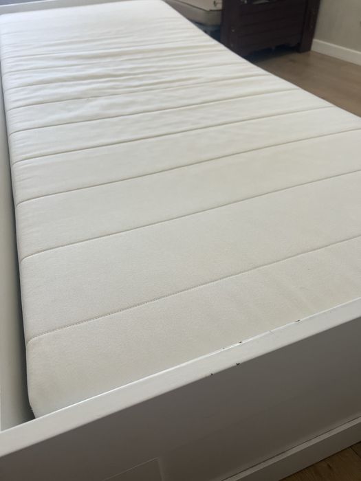 Кровать Ikea Brimnes с 2 матрацми, 2 ящиками