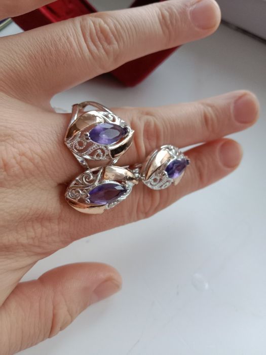 Набор серебро новый