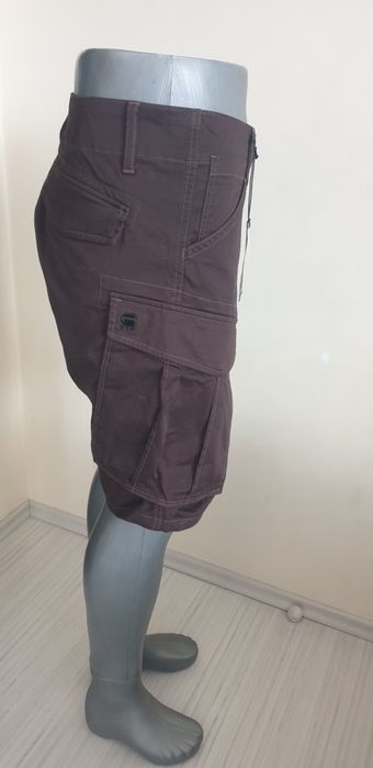 G - Star Rovic 3D Cargo 1/2 Short Cotton Mens Size 32 НОВО! ОРИГИНАЛ! Мъжки Къси Панталони!