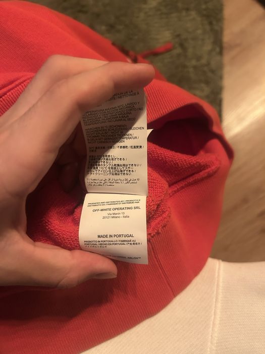 Худи off white..