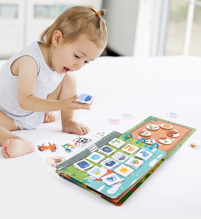 Образователна книга Ферма с дидактични игри