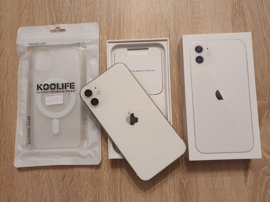 Iphone 11 Original, White, 128gb, stare impecabilă, vine  însoțit de factura de achiziție
