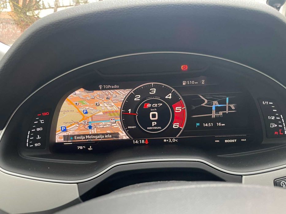 Activated Audi Virtual Cockpit Активиране Спортен Километраж Audi Mib