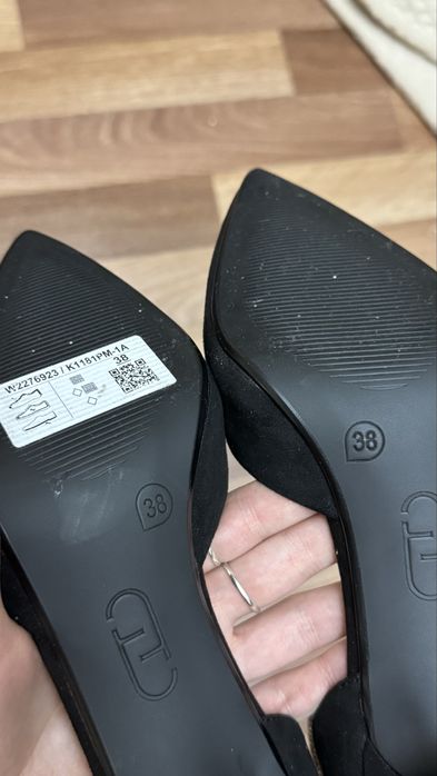 Туфли, новые, черные