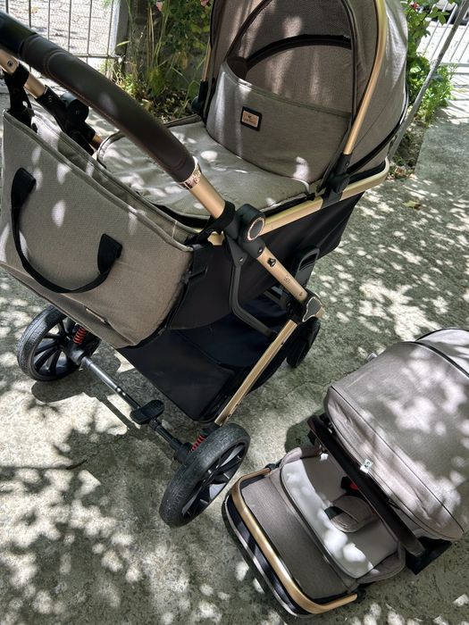 LORELLI Premium Комбинирана количка 2в1 GLORY PEARL BEIGE