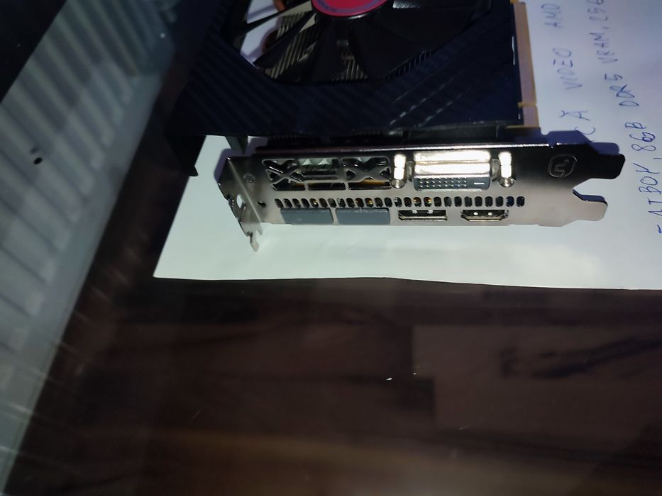 RX 590(echivalent Nvidia GeForce GTX 1660)placa video