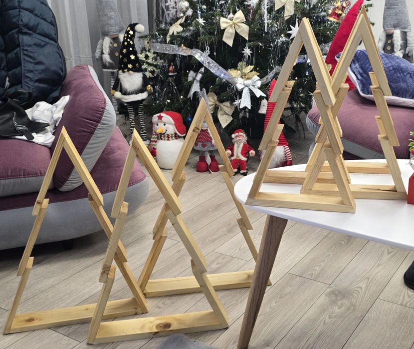 Braduti din lemn pentru Craciun