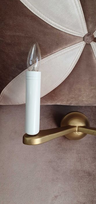 Aplică metalică cu două brațe