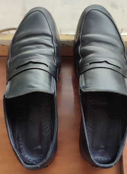 Классические кожаные мужские туфли, размер 42
