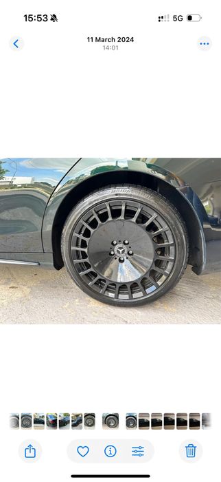 Vand jante mercedes pe 20 cu anvelope de vara