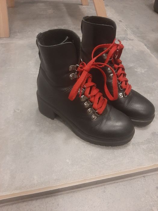 Черни боти естествена кожа