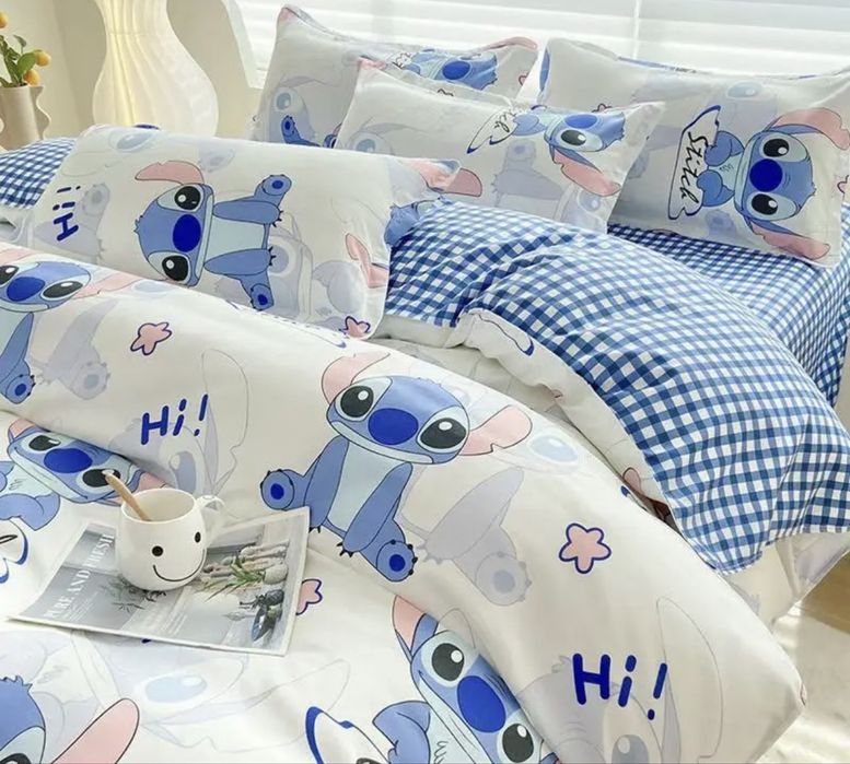 Спално бельо от 4 части Stitch Disney
